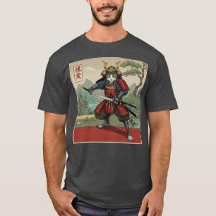 Samurai Cat  T-Shirt