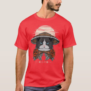 Samurai Cat Warrior (2) T-Shirt
