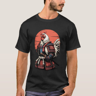 Samurai Chicken Katana Sword Chickens T-Shirt