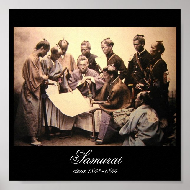 Samurai circa 1868-1869 (Photo) Poster (Front)