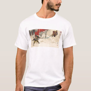 Samurai combat in the snow circa 1890 T-Shirt