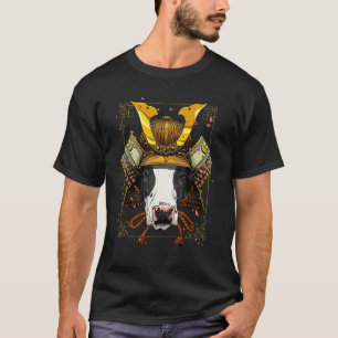 Samurai Cow Farmer Japanese Warrior Bushido Japane T-Shirt