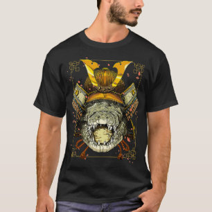 Samurai Crocodile Warrior Samurai Lovers Women Men T-Shirt