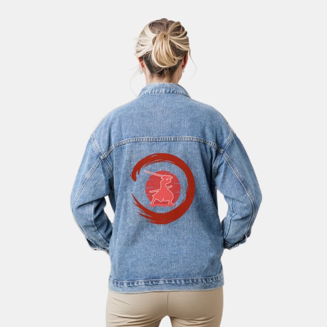 samurai denim jacket (Model)