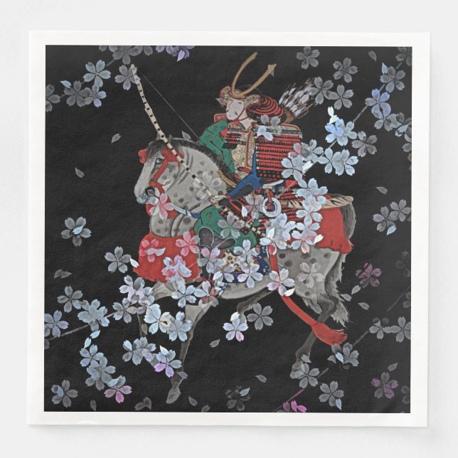 Samurai Dinner Paper Napkins (Front)