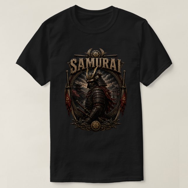 Samurai Elite Warrior T-Shirt (Design Front)
