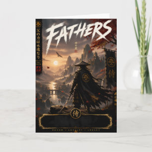 Samurai Father Fantasy Card