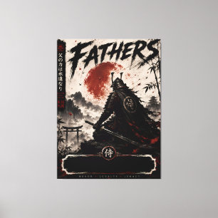 Samurai Father Legacy Canvas Art