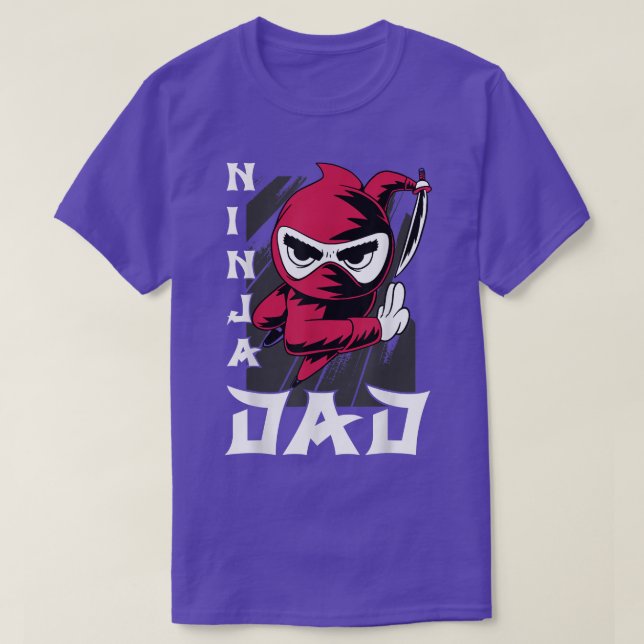Samurai - Father Ninja Dad T-Shirt Copy Copy Copy  (Design Front)