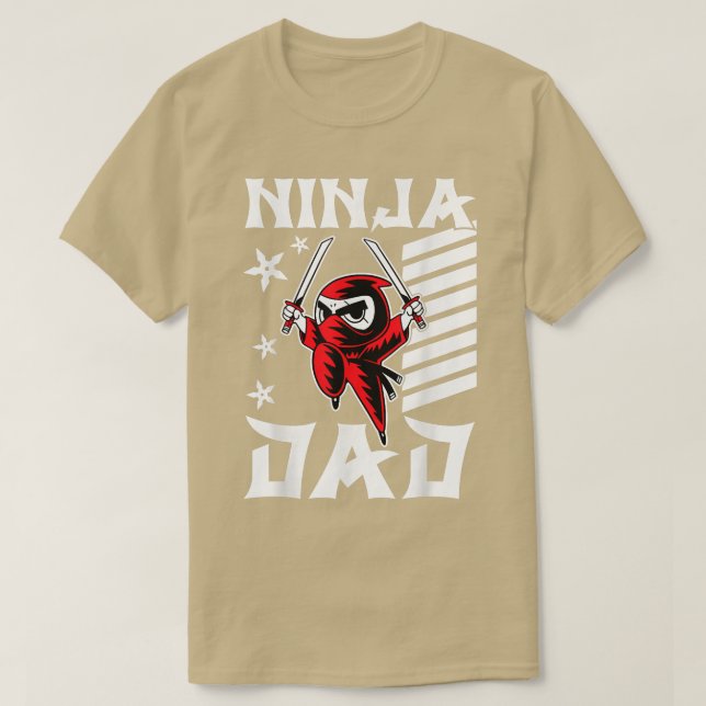 Samurai - Father Ninja Dad T-Shirt Copy Copy Copy  (Design Front)