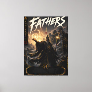 Samurai Father Sorcerer Canvas Print