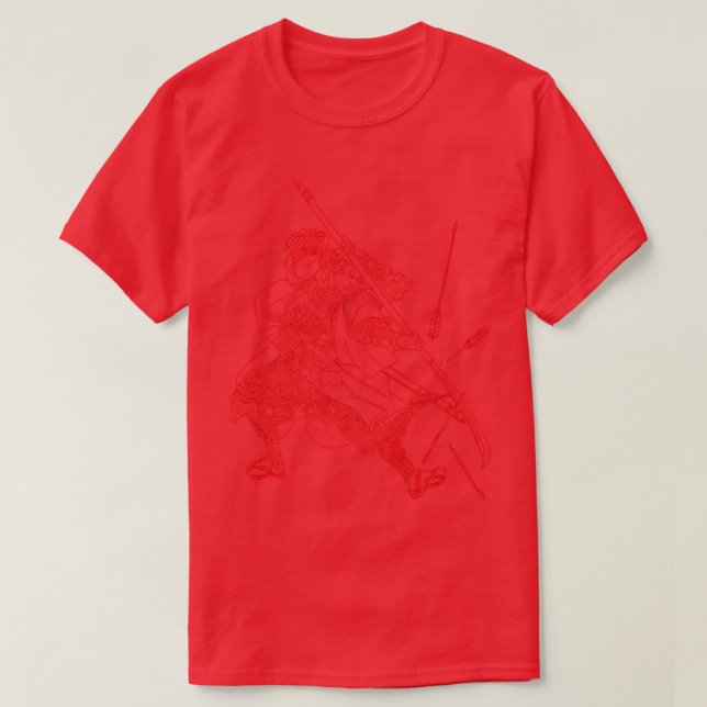 samurai fight  T-Shirt (Design Front)