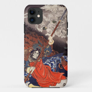 Samurai Fighting Demons iPhone 11 Case