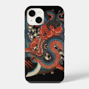 SAMURAI FIGHTING GIANT SNAKE iPhone 14 CASE