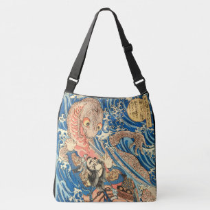 SAMURAI FIGHTING MONSTER CROSSBODY BAG