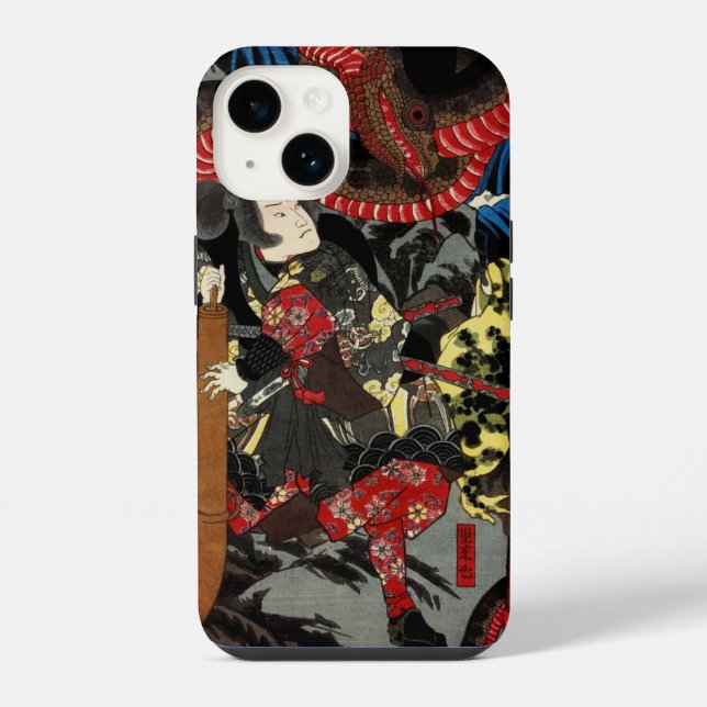 SAMURAI FIGHTING MONSTER iPhone CASE (Back)