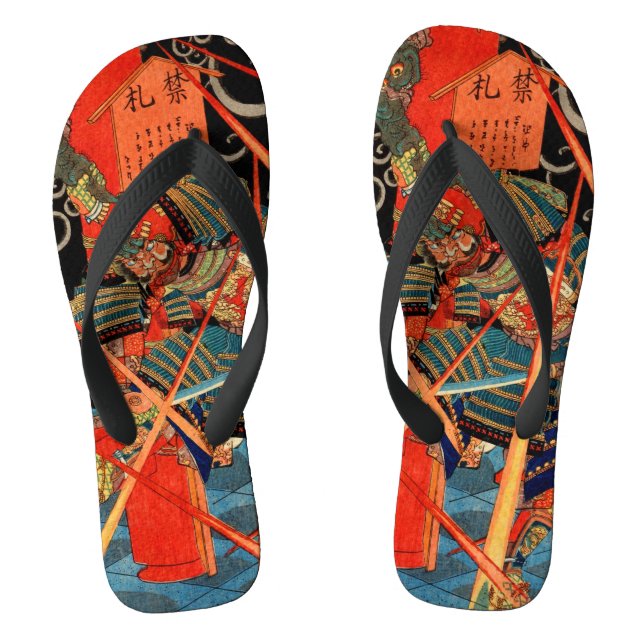 SAMURAI FIGHTING MONSTER JANDALS (Footbed)