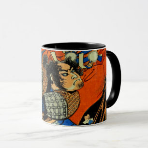 SAMURAI FIGHTING MONSTER MUG