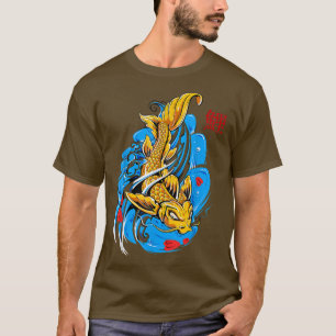 samurai fish and waves  (2) T-Shirt