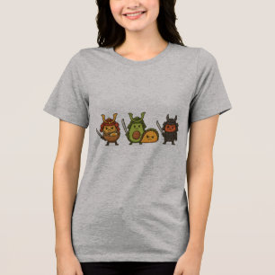 Samurai Food Warriors Tri-Blend Shirt
