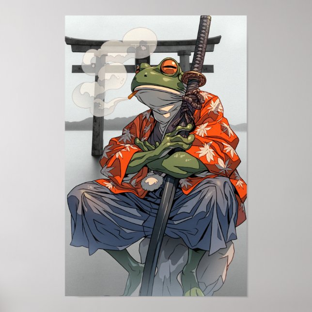 Samurai Frog Poster (Front)