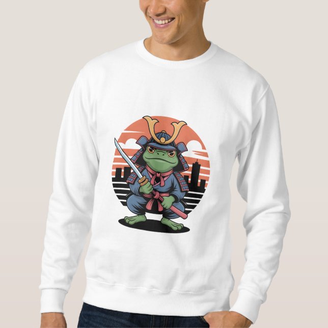 Samurai Frog Sweatshirt (Front)