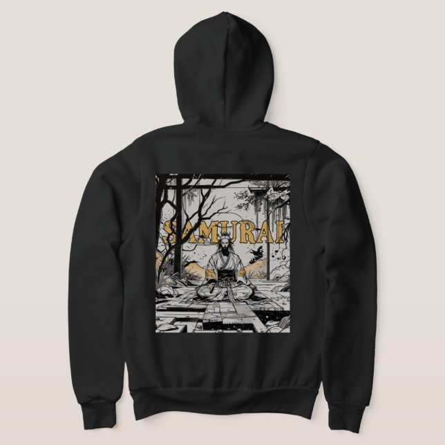 Samurai Full Zip Hoodie (Laydown Back)