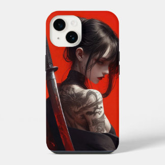 samurai girl  iPhone 14 case