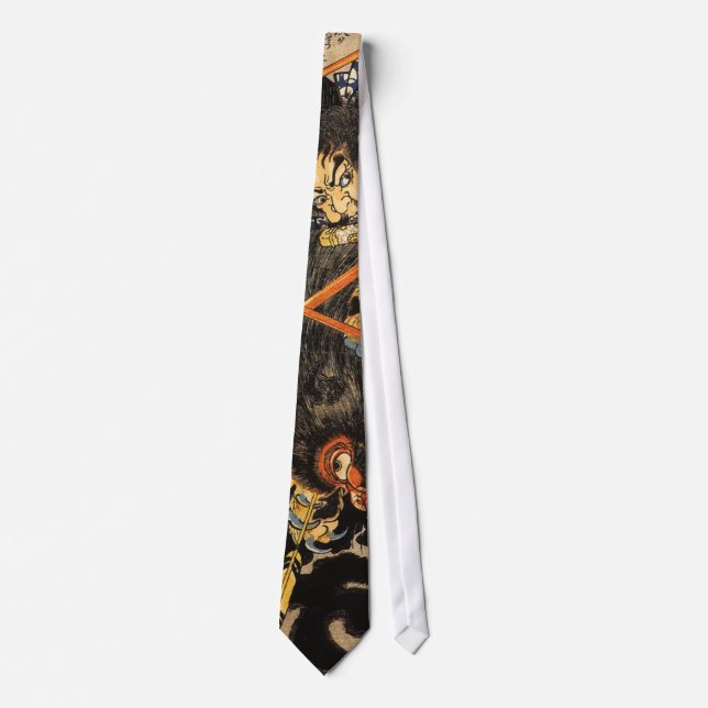 Samurai Grappling Monster Tie (Front)