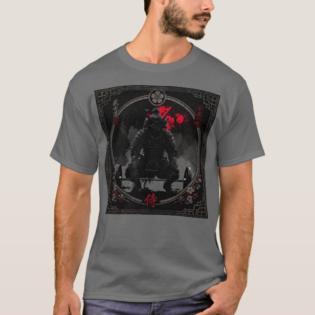Samurai gym warrior  T-Shirt (Front)