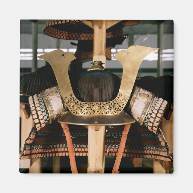 Samurai helmet, mid 14th century magnet (Front)