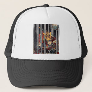 Samurai in rain, circa 1800's trucker hat