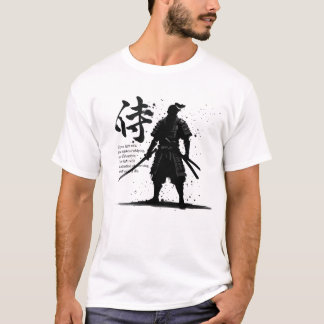 Samurai ink painting style T-Shirt