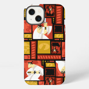 Samurai Jack & Aku Character Art Panel Pattern iPhone 13 Case