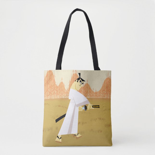 Samurai Jack Drawing Sword Tote Bag (Front)
