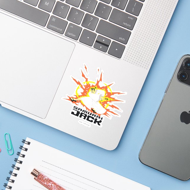 Samurai Jack Energy Graphic (Laptop w/ iPhone)
