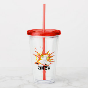 Samurai Jack Energy Graphic Acrylic Tumbler