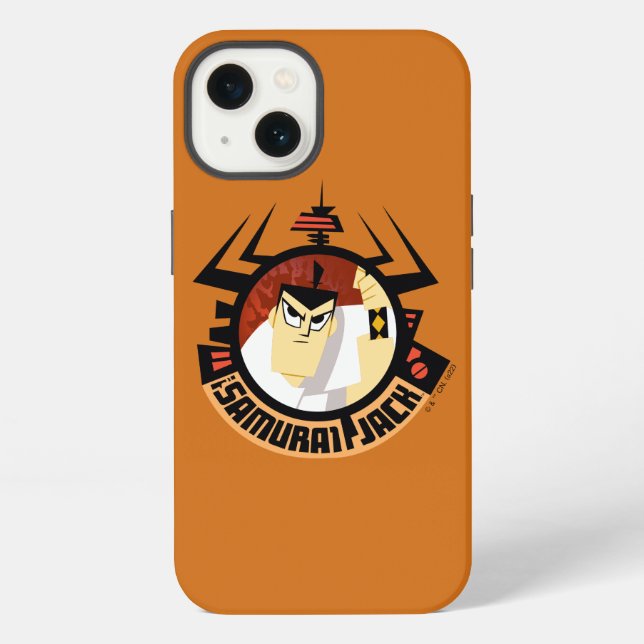 Samurai Jack In Aku Futuristic Frame iPhone Case (Back)