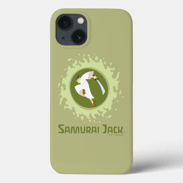 Samurai Jack Leaping Graphic Case-Mate iPhone Case (Back)