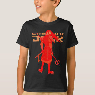 Samurai Jack Red Warrior Graphic T-Shirt