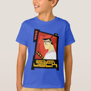 Samurai Jack Smiling Futuristic Frame Graphic T-Shirt