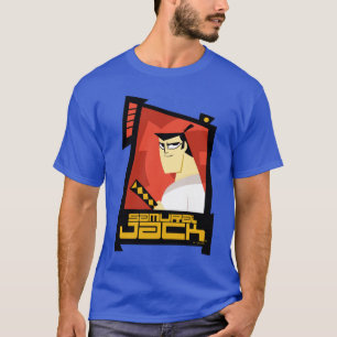 Samurai Jack Smiling Futuristic Frame Graphic T-Shirt