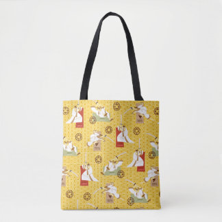 Samurai Jack Sword Poses Character Art Pattern Tote Bag
