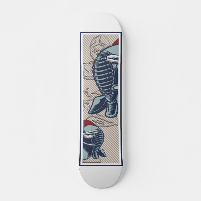 Samurai japan Ninja Karate Skateboard (Front)