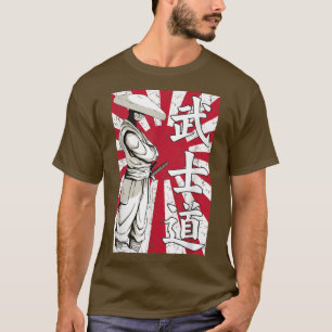 Samurai Japan Ninja Otaku Katana Sword Japanese Fl T-Shirt