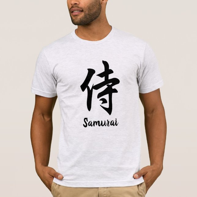 Samurai Japanese Kanji T-Shirt (Front)