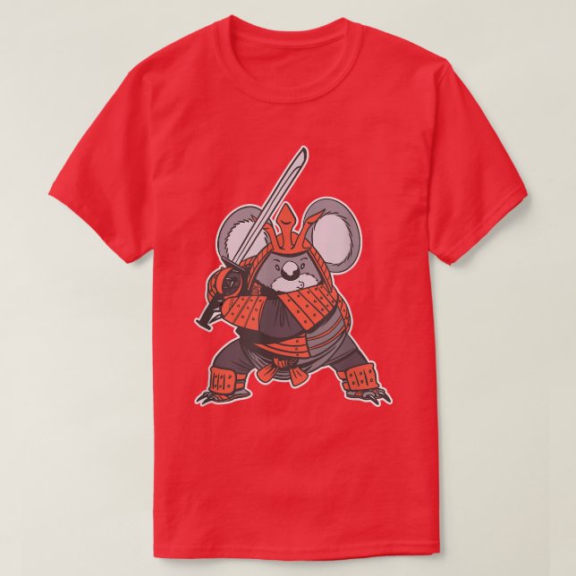 Samurai Japanese Sword Katana Funny Warrior T-Shirt (Design Front)