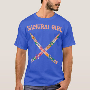 Samurai Japanese Warrior Japan Katana  Samurai Gir T-Shirt