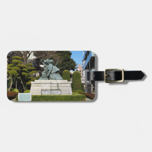 Samurai Kamakura Gongoro Kagemasa Kabuki Statue Luggage Tag