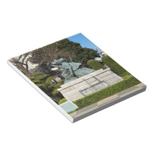 Samurai Kamakura Gongoro Kagemasa Kabuki Statue Notepad